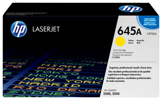 HP 645A Yellow Original LaserJet Toner Cartridge