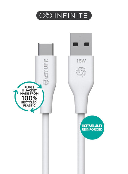 eSTUFF ES605270 USB cable USB 2.0 2 m USB C USB A 60 W White