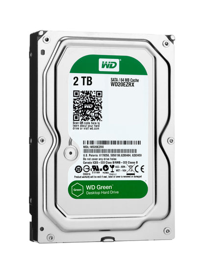 Western Digital Caviar Green 2TB internal hard drive Variable 64 MB 3.5" Serial ATA III