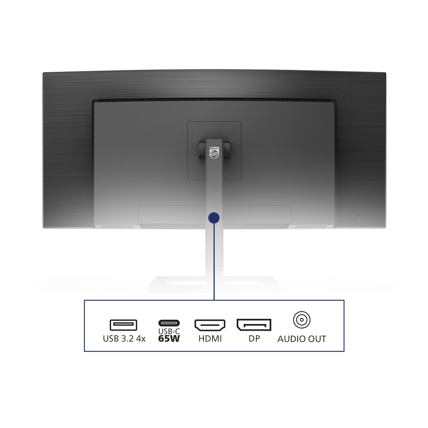 Philips E Line 346E2CUAE/00 computer monitor 86.4 cm (34") 3440 x 1440 pixels Wide Quad HD+ LCD Black