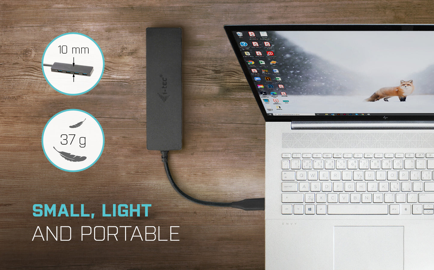 i-tec Advance USB-C Slim Passive HUB 4 Port