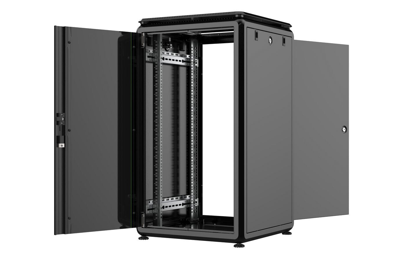 Lanview RDL20U66BL rack cabinet 20U Freestanding rack Black