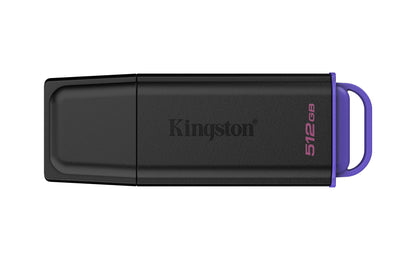 Kingston Technology DataTraveler 512GB Portable USB 3.2 Gen 1 Exodia Black/Purple