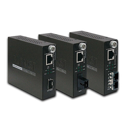 PLANET GST-802S network media converter 2000 Mbit/s 1310 nm Single-mode Black