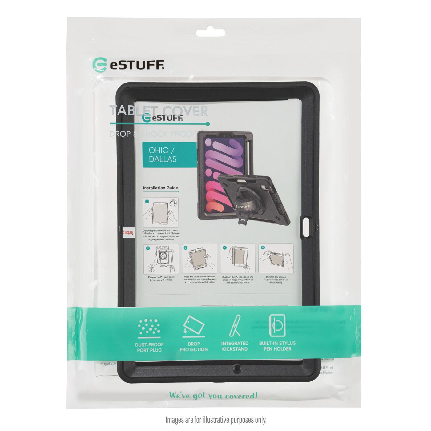 eSTUFF ES68105009-BULK tablet case