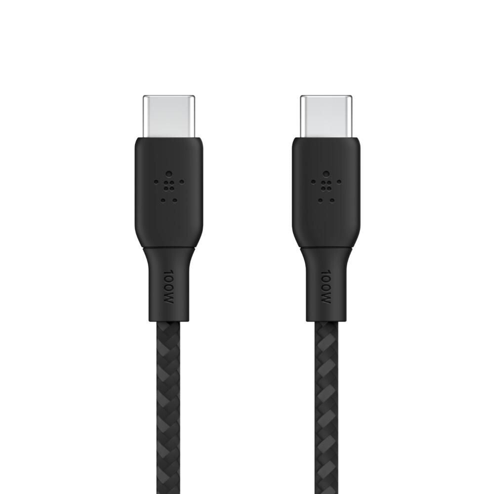Belkin CAB014bt3MBK USB cable USB 2.0 3 m USB C 0.48 Gbit/s 100 W Black