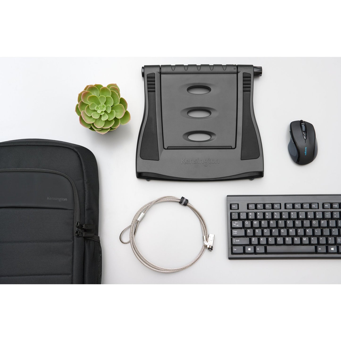 Kensington SmartFit Easy Riser Laptop Cooling Stand - Black