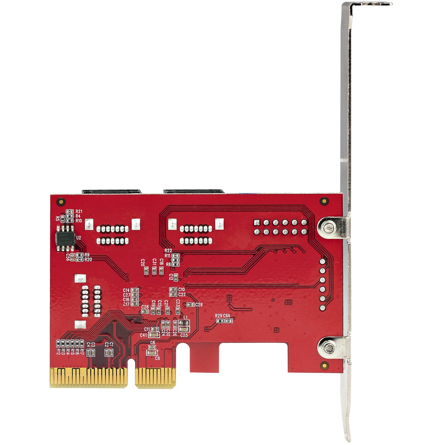StarTech.com SATA PCIe Card - 6 Port PCIe SATA Expansion Card - 6Gbps - Low/Full Profile - Stacked SATA Connectors - ASM1166 Non-Raid - PCI Express to SATA Converter - TAA