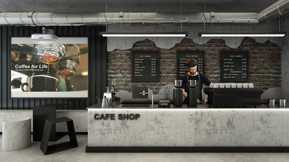 Optoma ZU500USTe data projector Ultra short throw projector 5000 ANSI lumens DLP WUXGA (1920x1200) 3D White