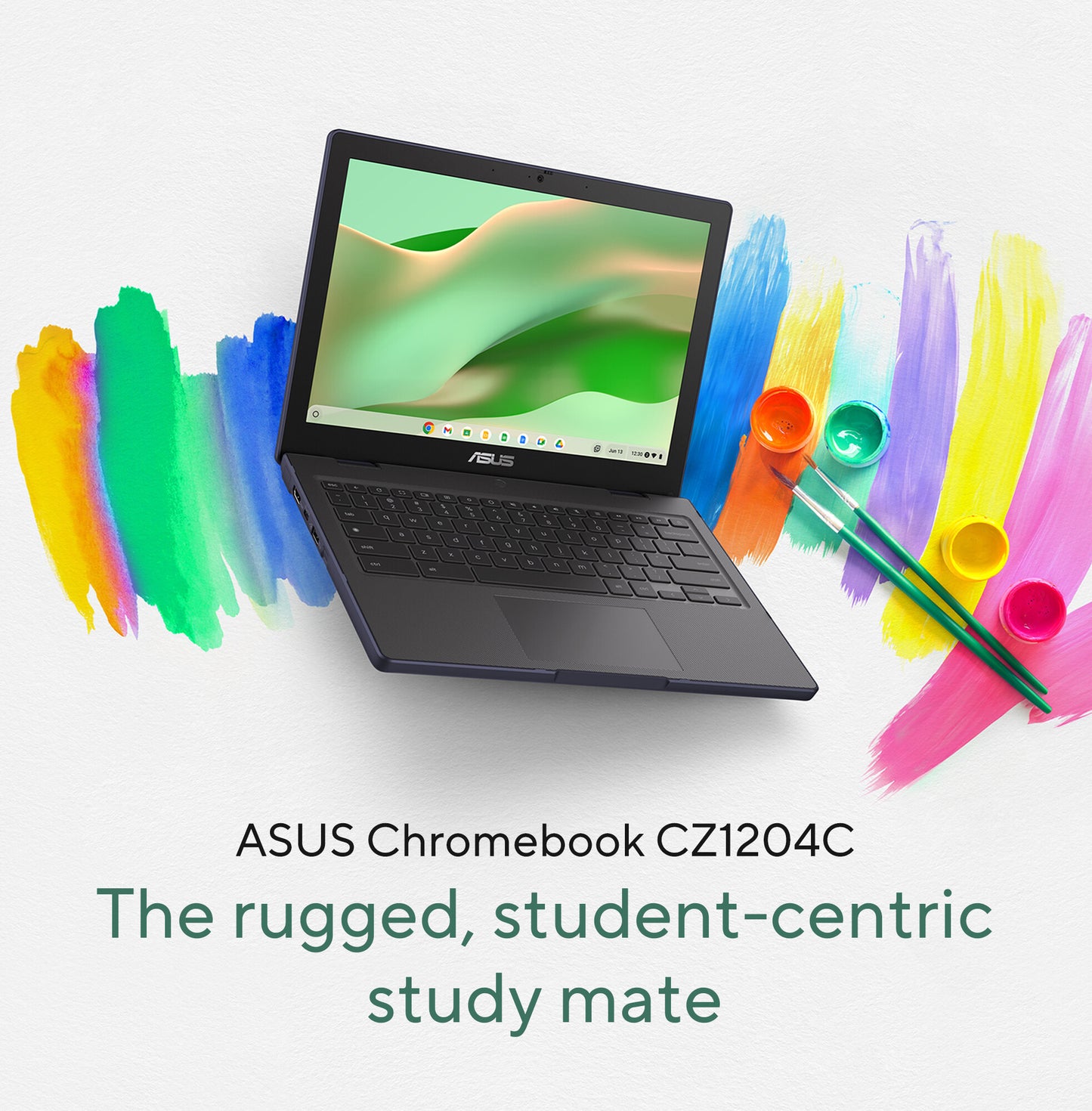 ASUS Chromebook CZ12 Flip CZ1204FM2A-R90019-3Y MediaTek Kompanio 520 Hybrid (2-in-1) 31 cm (12.2") Touchscreen WUXGA 4 GB LPDDR4x-SDRAM 64 GB eMMC Wi-Fi 6 (802.11ax) ChromeOS Grey