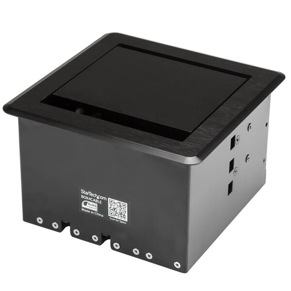 StarTech.com Conference Table Cable Management Box - Table Top - Conference Room AV - Conference Table Connectivity Box