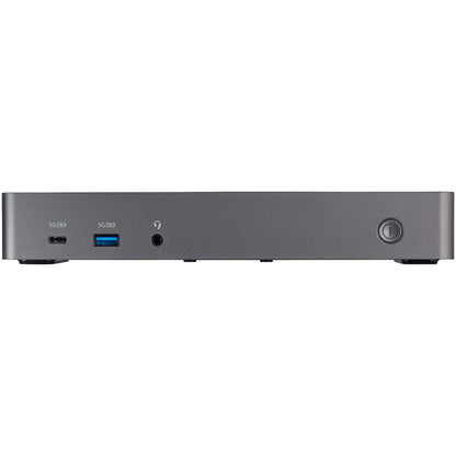 StarTech.com USB-C & USB-A Dock - Hybrid Universal Triple Monitor Laptop Docking Station DisplayPort & HDMI 4K 60Hz - 85W Power Delivery, 6x USB Hub, GbE, Audio - USB 3.1 Gen 2 10Gbps - TAA