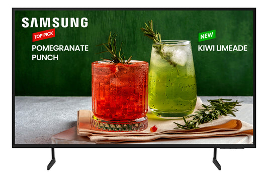 Samsung LH50BEDHLGKXXU Signage Display Digital signage flat panel 127 cm (50") LED Wi-Fi 4K Ultra HD Black Tizen 16/7