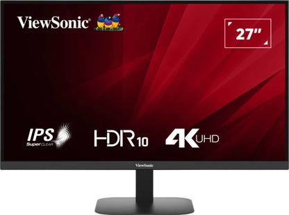 Viewsonic VA VA2708-4K-HD computer monitor 68.6 cm (27") 3840 x 2160 pixels 4K Ultra HD LED Black