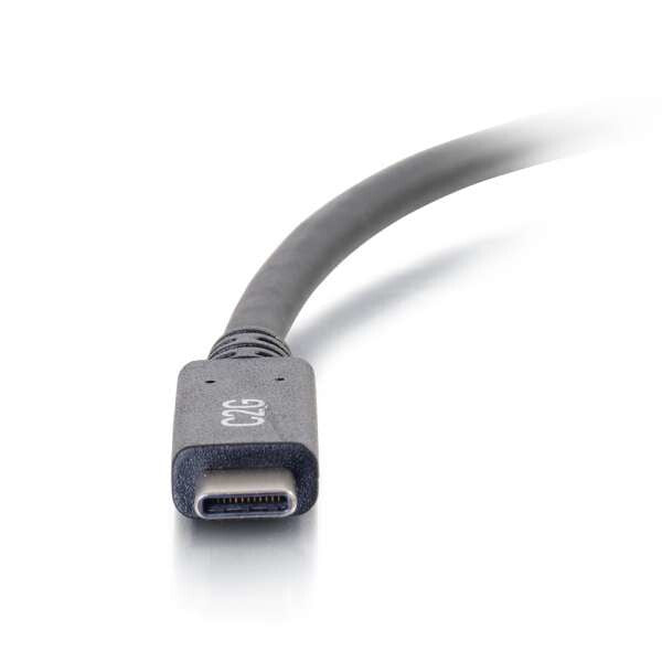 C2G 3ft (0.9m) USB-C® to USB-A 3.2 Gen 1 (5Gbps) Cable M/M - Black