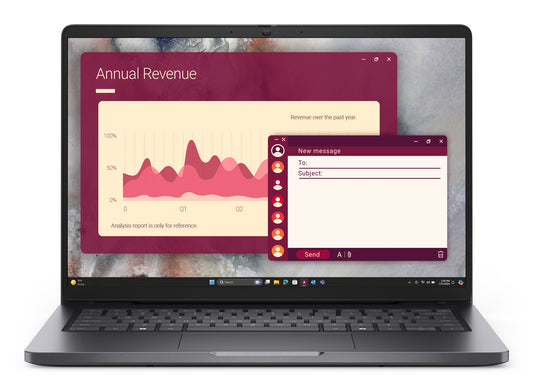 DELL Pro 14 PC14250 Intel Core Ultra 7 255U Laptop 35.6 cm (14") Full HD+ 16 GB DDR5-SDRAM 512 GB SSD Wi-Fi 6 (802.11ax) Windows 11 Pro UK English Black