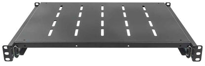 Intellinet 19" Sliding Shelf, 1U, 800 to 1000mm Depth, shelf depth 550mm, Black