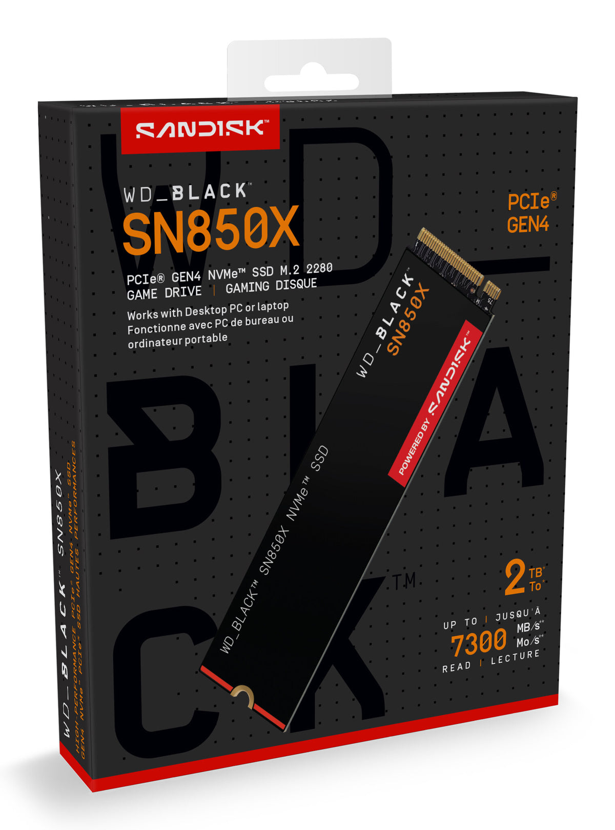 Western Digital Black WD_BLACK™ SN850X NVMe™ SSD POWERED BY SANDISK 2 TB