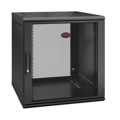 APC NetShelter WX AR112SH6 - 12U, 19 inch patch cabinet, Wall mount, Pre-assembled, 600MM deep