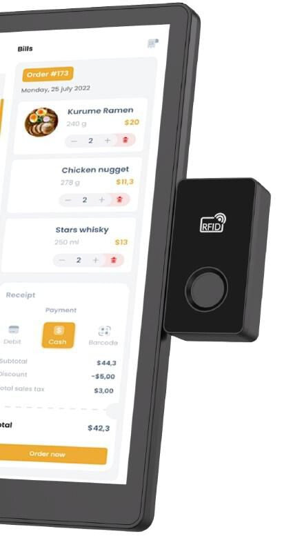 Capture CA-M6-MSRRFID POS system accessory