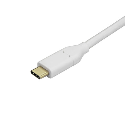 StarTech.com USB-C to Mini DisplayPort Adapter - 4K 60Hz - White - USB 3.1 Type-C to Mini DP Adapter - Upgraded Version is CDP2MDPEC