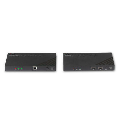 Lindy 100m Cat.6 HDMI 4K60, Audio, IR and RS-232 HDBaseT KVM Extender