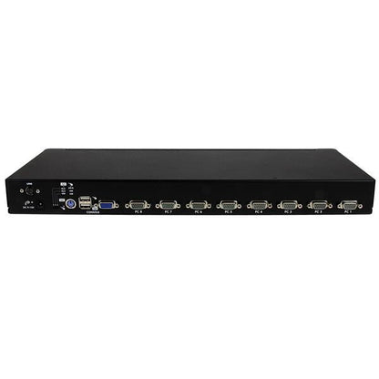 StarTech.com 8 Port 1U Rackmount USB PS/2 KVM Switch with OSD