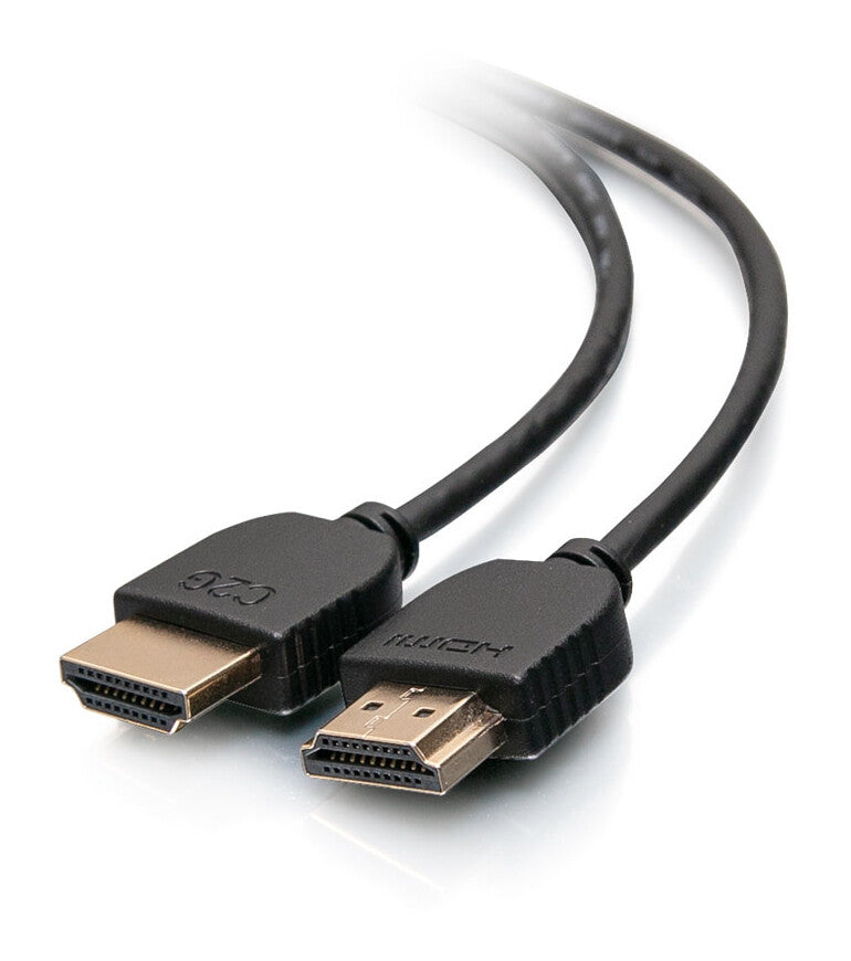 C2G 3ft (0.9m) Plus Series Slim Flexible High Speed HDMI® Cable with Ethernet