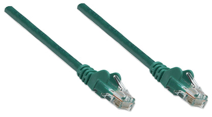 Intellinet Network Patch Cable, Cat6, 2m, Green, CCA, U/UTP, PVC, RJ45, Gold Plated Contacts, Snagless, Booted, Lifetime Warranty