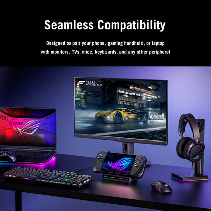 ASUS ROG Bulwark Dock (2025) DG300 mobile device dock station Tablet/Smartphone/Laptop Black