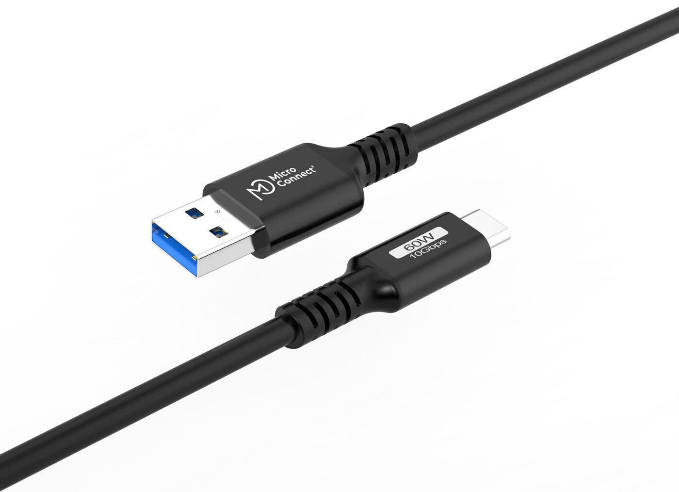 Microconnect USB3.2AC5 USB cable USB 3.2 Gen 2 (3.1 Gen 2) 5 m USB C USB A 60 W Black