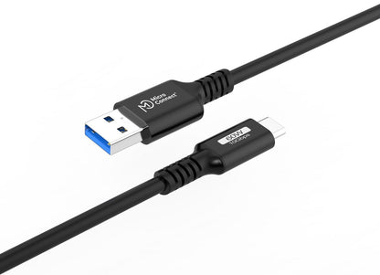Microconnect USB3.2AC5 USB cable USB 3.2 Gen 2 (3.1 Gen 2) 5 m USB C USB A 60 W Black