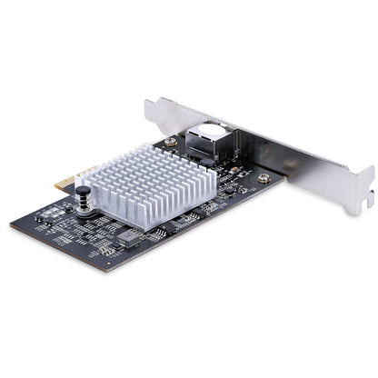 StarTech.com 1-Port 10Gbps PCIe Network Adapter Card, Network Card for PC/Server, Six-Speed PCIe Ethernet Card with Jumbo Frame Support, NIC/LAN Interface Card, 10GBASE-T and NBASE-T