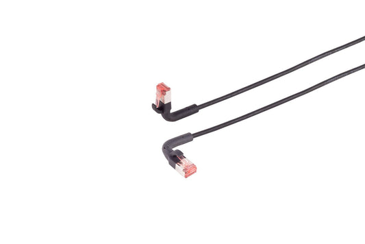 Lanview LV-6AFTP-FLEX-ANG-03B networking cable Black 3 m Cat6a U/FTP (STP)