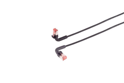 Lanview LV-6AFTP-FLEX-ANG-015B networking cable Black 1.5 m Cat6a U/FTP (STP)