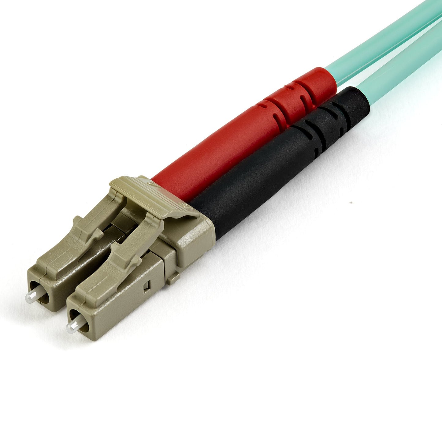 StarTech.com 10m (30ft) LC/UPC to LC/UPC OM4 Multimode Fiber Optic Cable, 50/125µm LOMMF/VCSEL Zipcord Fiber, 100G, Low Insertion Loss - LSZH Fiber Jumper Cord