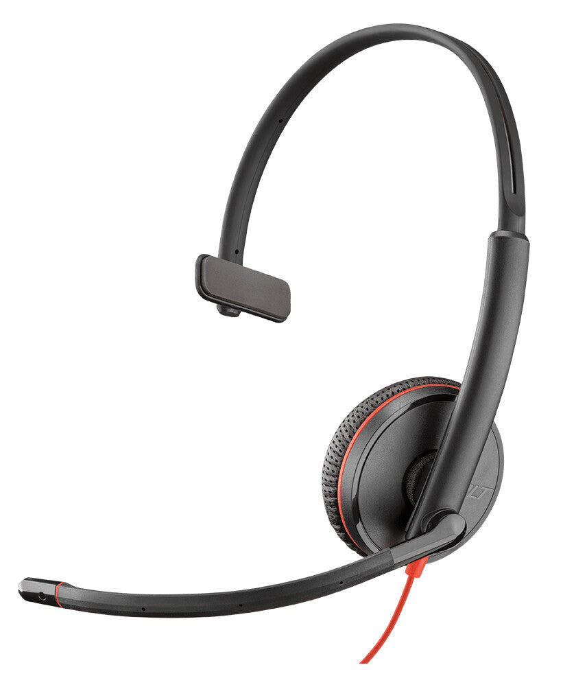 POLY Blackwire 3215 Headset Wired Head-band Calls/Music USB Type-C Black
