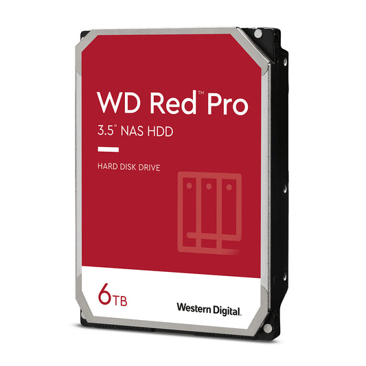 Western Digital Red Pro internal hard drive, 6TB, 7200 RPM, 3.5-inch, Serial ATA