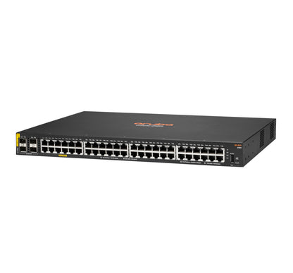 HPE Aruba Networking 6100 48G Class4 PoE 4SFP+ 370W Managed L3 Gigabit Ethernet (10/100/1000) Power over Ethernet (PoE) 1U Black