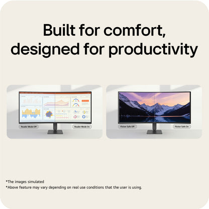 LG UltraWide™ U6 34U640B-B.AEK, 34-inch WQHD Curved (1800R) 144Hz Monitor, HDR10 and 99% sRGB, AMD FreeSync™ Premium