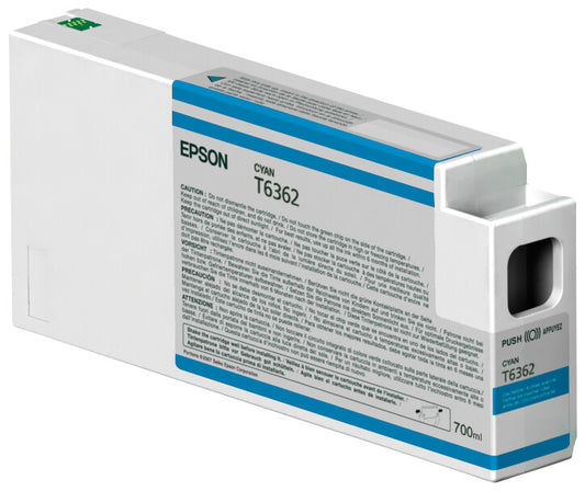 Epson Singlepack Cyan T636200 UltraChrome HDR 700 ml ink cartridge