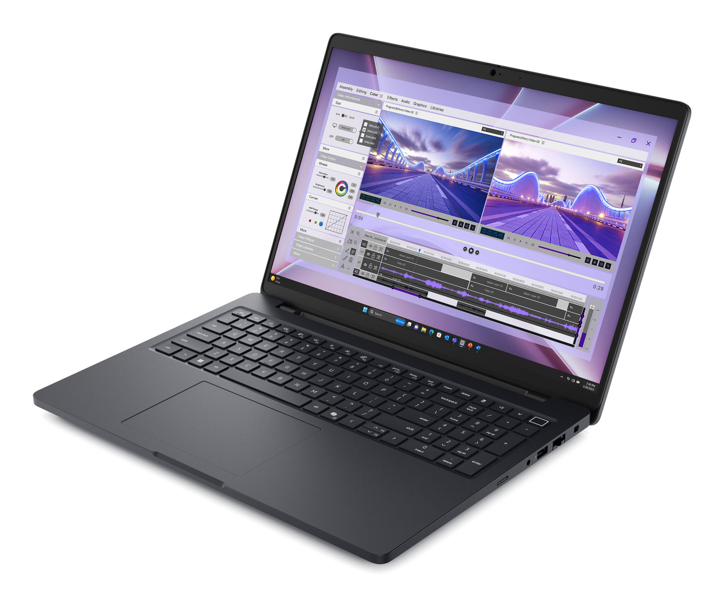 DELL Pro Max 16 MC16250 Intel Core Ultra 7 265H Mobile workstation 40.6 cm (16") Full HD+ 64 GB DDR5-SDRAM 1 TB SSD NVIDIA RTX PRO 1000 Blackwell Wi-Fi 7 (802.11be) Windows 11 Pro UK English Black