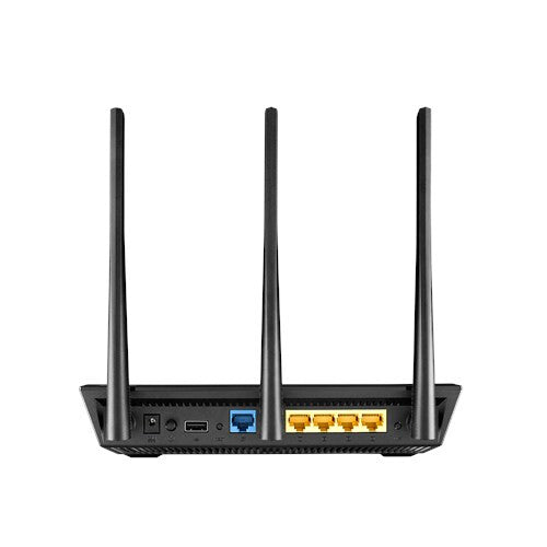 ASUS RT-AC1900U wireless router Gigabit Ethernet Dual-band (2.4 GHz / 5 GHz) Black