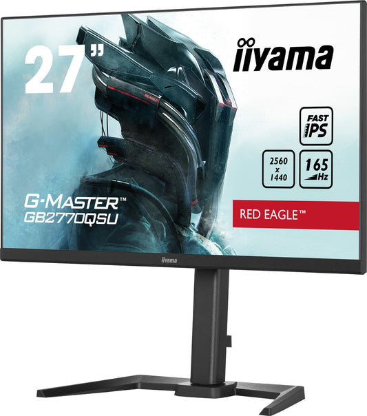 iiyama G-MASTER GB2770QSU-B5 computer monitor 68.6 cm (27") 2560 x 1440 pixels Wide Quad HD LED Black