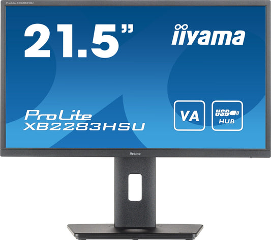 iiyama ProLite XB2283HSU-B1 computer monitor 54.6 cm (21.5") 1920 x 1080 pixels Full HD LED Black