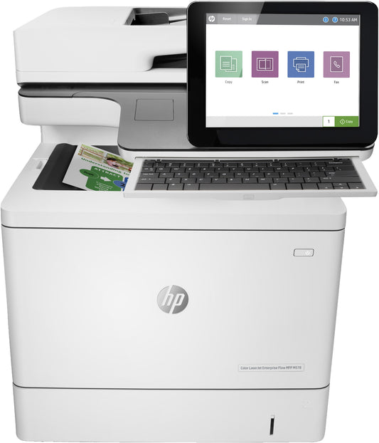 HP Color LaserJet Enterprise Flow MFP M578c, Print, copy, scan, fax, Two-sided printing; 100-sheet ADF; Energy Efficient