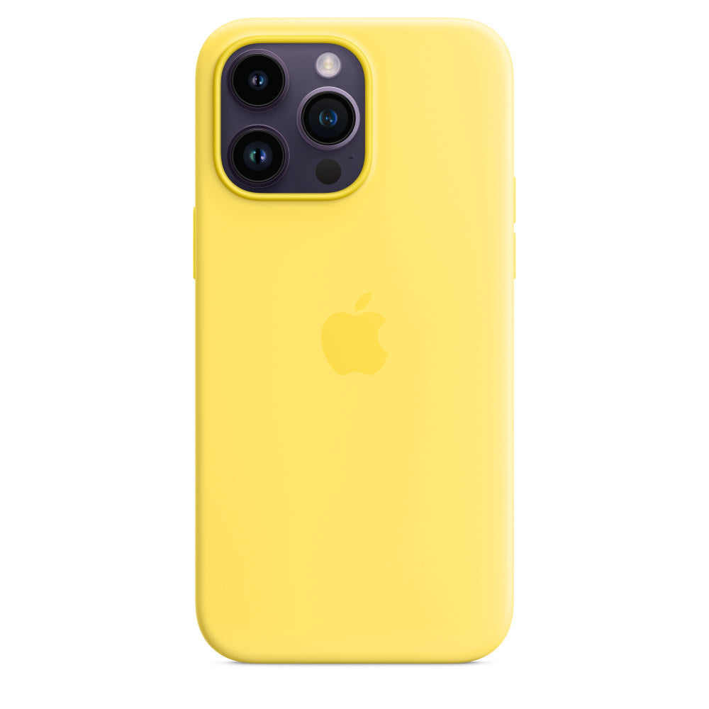 Apple iPhone 14 Pro Max Silicone Case with MagSafe - Canary Yellow