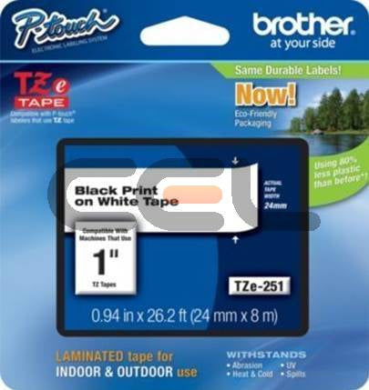 Brother TZE251CIV label-making tape TZ