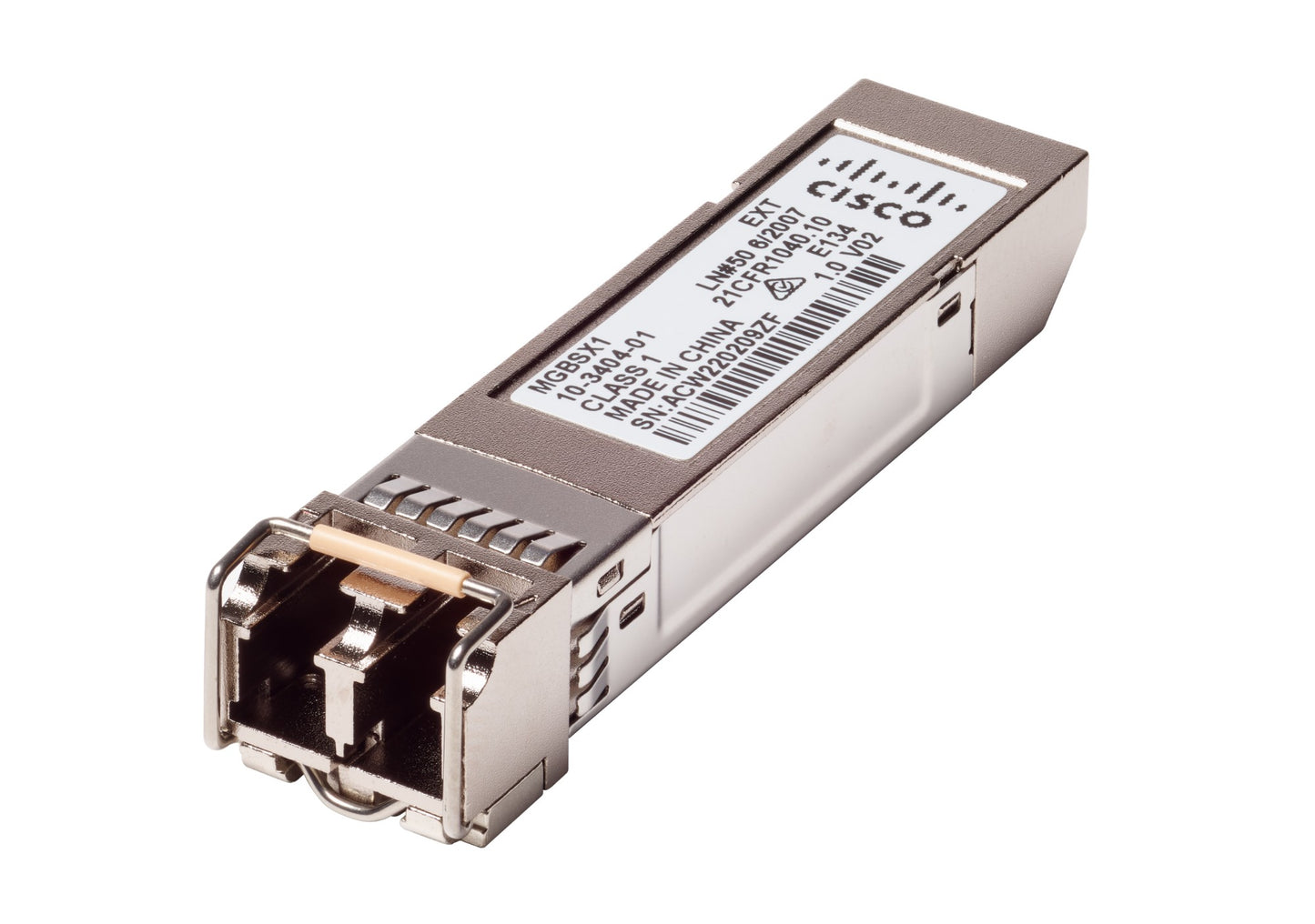 Cisco MGBSX1 SFP Transceiver | Gigabit Ethernet (GbE) 1000BASE-SX Mini-GBIC (MGBSX1)