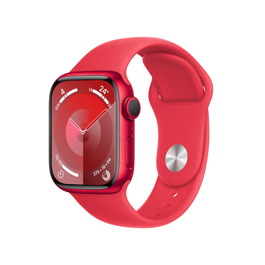 Apple Watch Series 9 41 mm Digital 352 x 430 pixels Touchscreen Red Wi-Fi GPS (satellite)